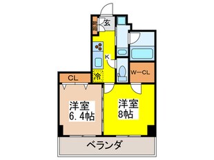 ドゥーエ東十条の物件間取画像